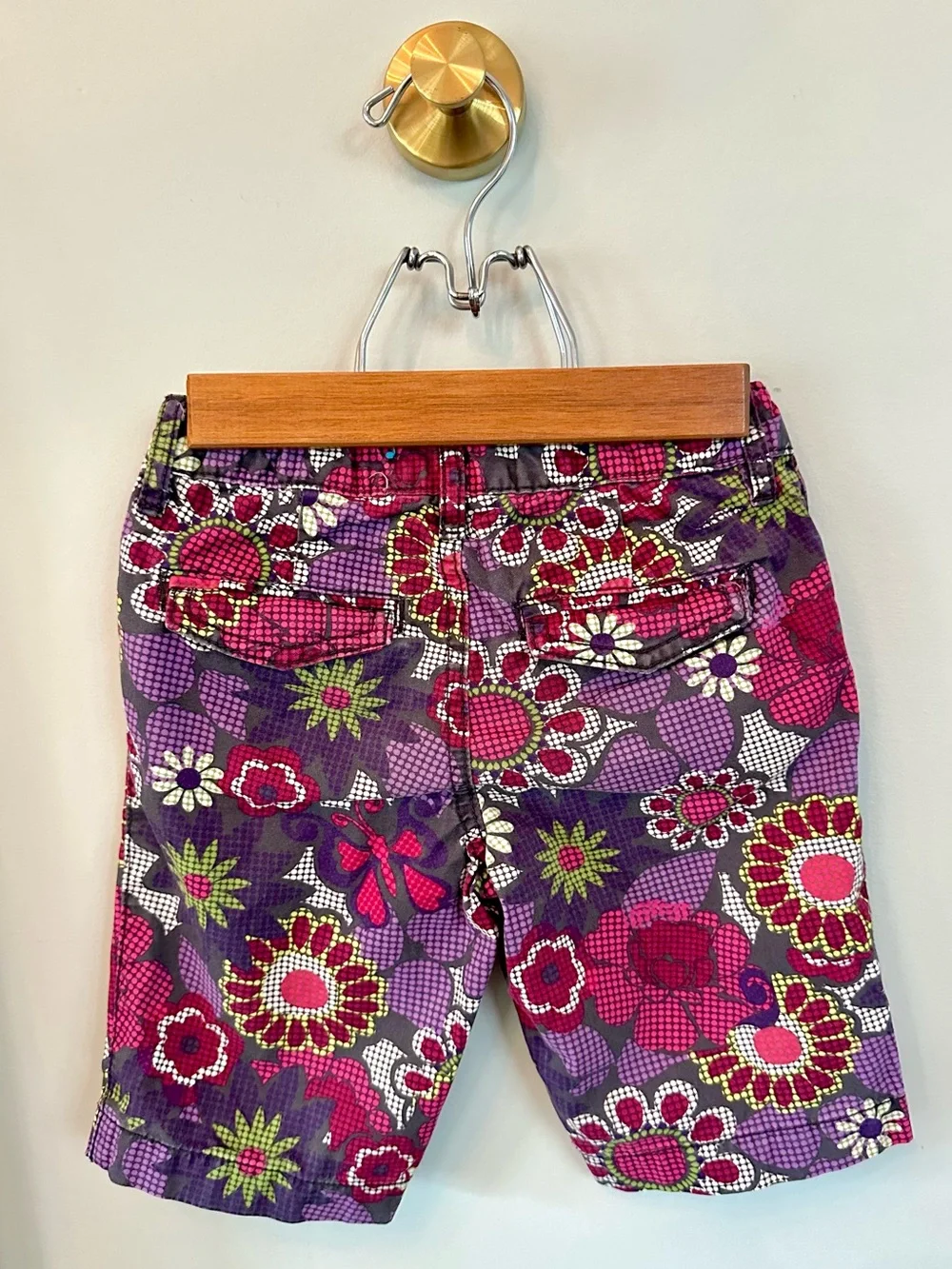 Vintage Y2K The Children’s Place Floral Capri Pants Girls Size 5